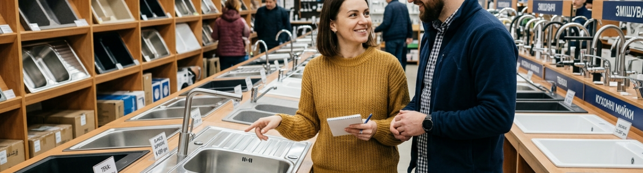 Як вибрати кухонну мийку: повний гід