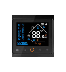 117330 Термостат з ZigBee управлінням Tervix Pro Line для газового/електричного котла, чорний