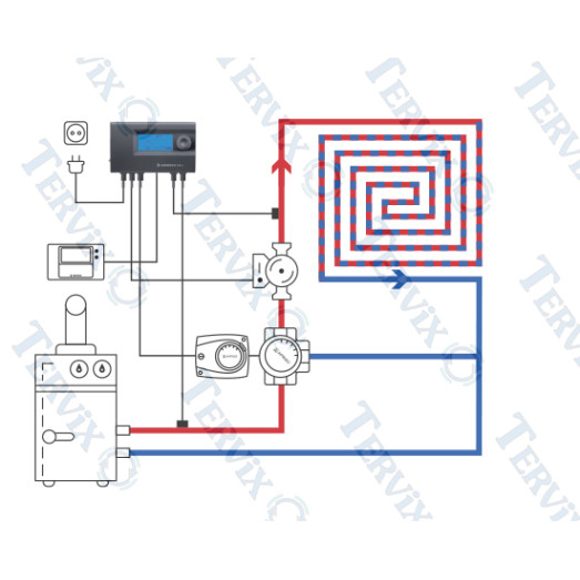 11M Термоконтроллер смесительного клапана EUROSTER