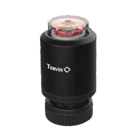 217030 Термопривід Tervix ProLine Egg 2, нормально-закритий, чорний M30*1.5, 230 В