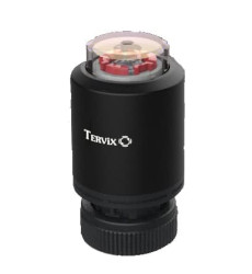 217040 Термопривід Tervix ProLine Egg 2, нормально-закритий чорний, M28*1.5, 230В