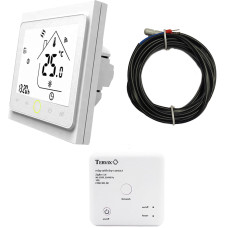 496161 Комплект бездротового управління опаленням ZigBee: термостат + реле (сухий контакт)