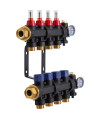 503204 Коллектор пластиковый на 4 контура с расходомерами Tervix Pro Line