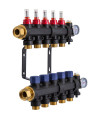 503205 Коллектор пластиковый на 5 контуров с расходомерами Tervix Pro Line