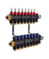 503208 Коллектор пластиковый на 8 контуров с расходомерами Tervix Pro Line