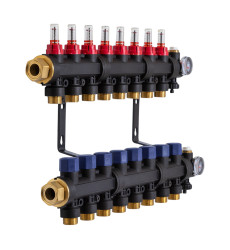 503208 Колектор пластиковий на 8 контурів з витратомірами Tervix Pro Line