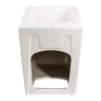 Биде напольное Qtap Tern 560х360х400 White QT1744003CW Биде напольное Qtap Tern 560х360х400 White QT1744003CW