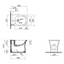 Биде напольное Qtap Virgo 550x360x410 White QT18442169CW Биде напольное Qtap Virgo 550x360x410 White QT18442169CW