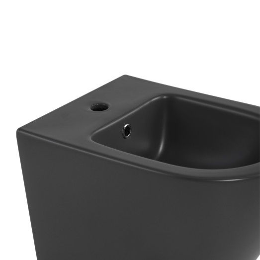Біде підвісне Qtap Robin Anthracite (QT13551381GAN)