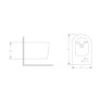 Біде підвісне Qtap Swan White (QT16555379W)