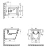 Біде підвісне Qtap Tern 485x345x330 Matt black QT1755052FMB Біде підвісне Qtap Tern 485x345x330 Matt black QT1755052FMB