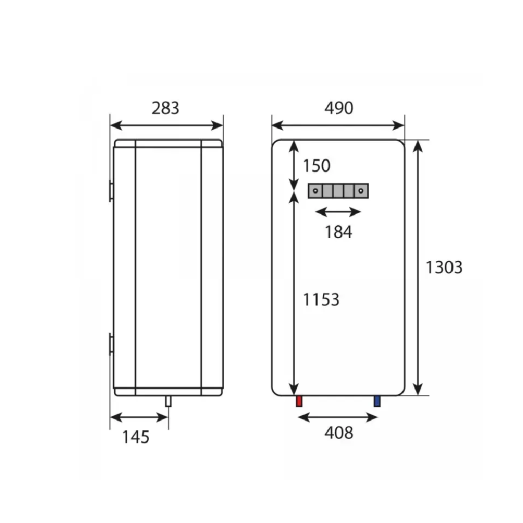 Бойлер Atlantic Vertigo Basic 100 ES-VM0802F220F-B