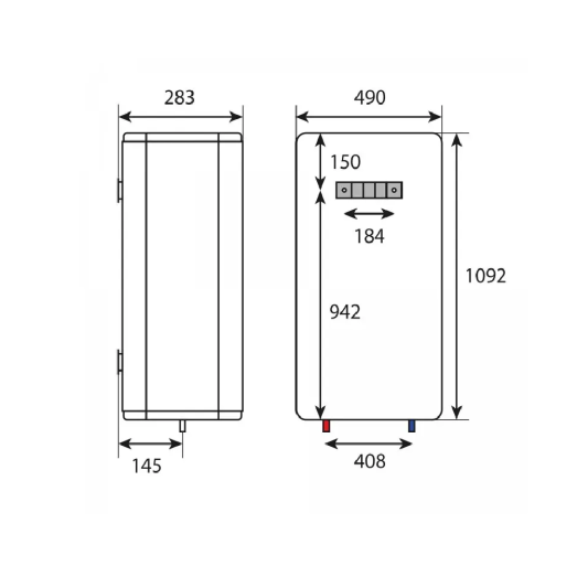 Бойлер Atlantic Vertigo Basic 80 ES-VM0652F220F-B