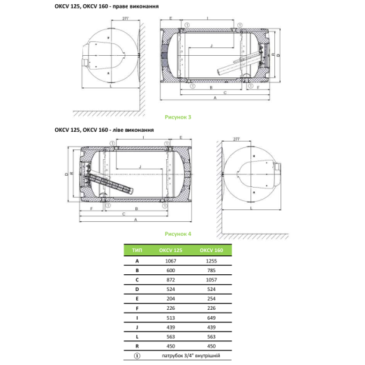 Бойлер комбінований Drazice OKCV 160