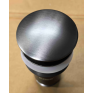 Донний клапан для раковини Koer PW-07-07 1 1/4" з переливом автоматичний CLICK-CLACK (Колір графіт) (KR6483)