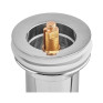 Донний клапан для раковини Koer PW-08-01 1 1/4'' без переливу автоматичний СLICK-СLACK (Колір хром) (KR5786)