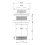 Донний клапан для раковини Koer PW-08-07 1 1/4" без переливу автоматичний CLICK-CLACK (Колір графіт) (KR6484)