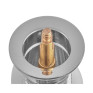 Донний клапан для раковини Koer PW-12-01 1 1/4'' без переливу автоматичний СLICK-СLACK (Колір хром) (KR5798)