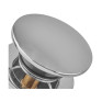 Донний клапан для раковини Koer PW-12-01 1 1/4'' без переливу автоматичний СLICK-СLACK (Колір хром) (KR5798)