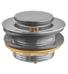Донний клапан для ванни Koer PW-06-01 1 1/2" автоматичний СLICK-СLACK (Колір хром) (KR5799)