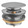 Донний клапан для ванної Koer PW-05-01 1 1/2" (кнопка) (Колір хром) (KR3406)