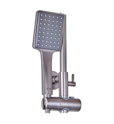 Душова колона із змішувачем Haiba Kubus 009-J Graphite (HB4005)