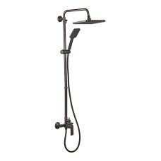 Душова колона із змішувачем та подовжувачем у комплекті Haiba Alex 003-J Graphite (HB3996)