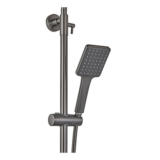 Душова колона із змішувачем та подовжувачем у комплекті Haiba Alex 003-J Graphite (HB3996)