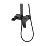 Душевая колонна с смесителем водопад Koer KB-58007-05 черная (KR3463)