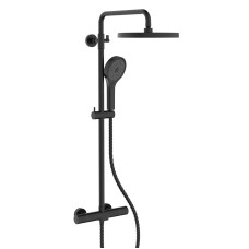 Душова колона з термостатичним змішувачем Koer KB-55013-05 чорна (KR4731)