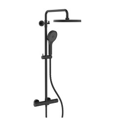Душова колона з термостатичним змішувачем Koer KB-55013-05 чорна (KR4731)