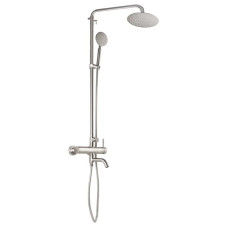 Душова колона зі змішувачем (нержавіюча сталь) HAIBA JEX-009-J (HB2792)