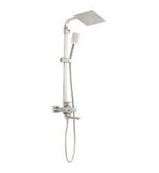 Душова колона зі змішувачем (нержавіюча сталь) Haiba KUB-009-J (HB2793)