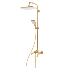 Душова колона зі змішувачем HAIBA GAUDI 009-J BRUSHED GOLD (HB9584)