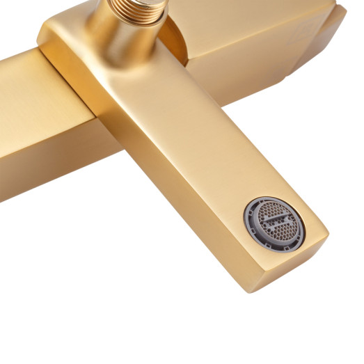 Душова колона зі змішувачем Haiba KANT 009-J BRUSHED GOLD (HB9606)