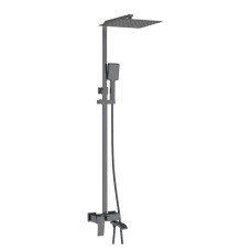 Душевая колонна со смесителем Koer KB-56007-07 цвет графит (KR5160)