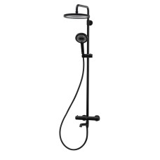 Душова колонна з термостатичним змішувачем Koer KB-57029-05 чорна (KR5491)