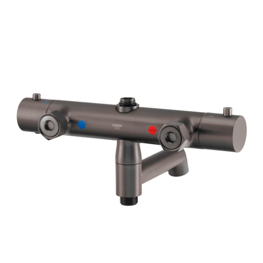 Душова колонна з термостатичним змішувачем Koer KB-57029-07 колір графіт (KR5498)