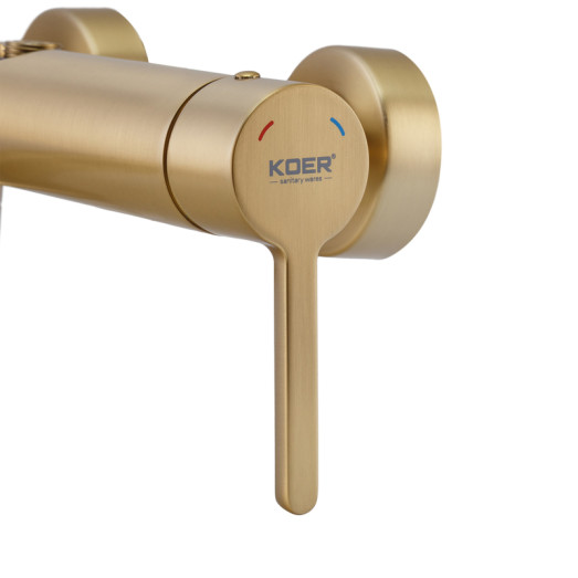Душова колонна зі змішувачем Koer KB-56029-12 колір матове золото (KR5503)