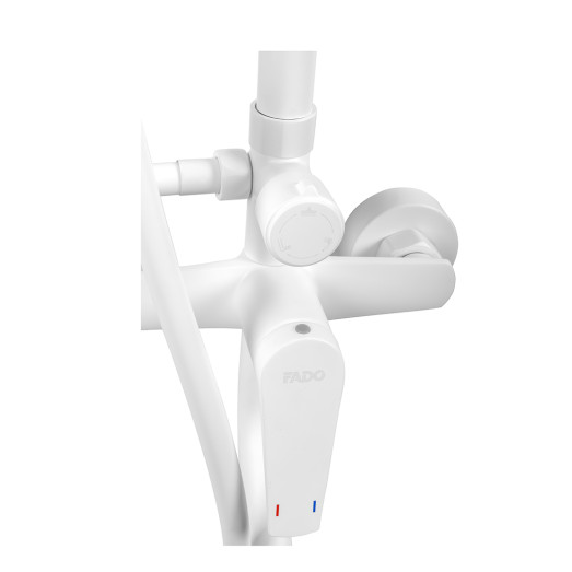 Душова система FADO Garda матова біла (MIX05033W)