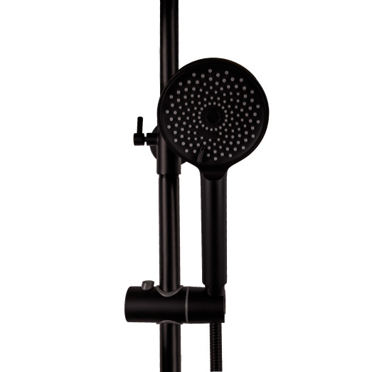 Душова система FADO Garda матова чорна (MIX05033B)