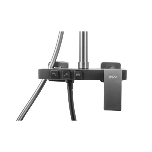 Душова система FADO Verona графіт (MIX06033GG)