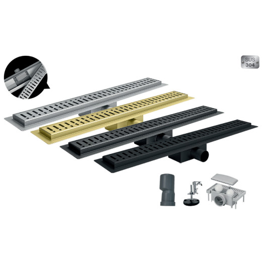 Душевой трап из нержавеющей стали SUS304 Koer FD35-70x700 (KR3276)