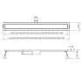 Душовий трап із нержавіючої сталі SUS304 Koer FD35-70x800-Black (KR4746) Душовий трап із нержавіючої сталі SUS304 Koer FD35-70x800-Black (KR4746)