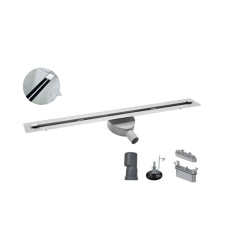 Душовий трап "Тонкий" Koer FD07-20x800-Slender з нержавіючої сталі SUS304 (KR5137)