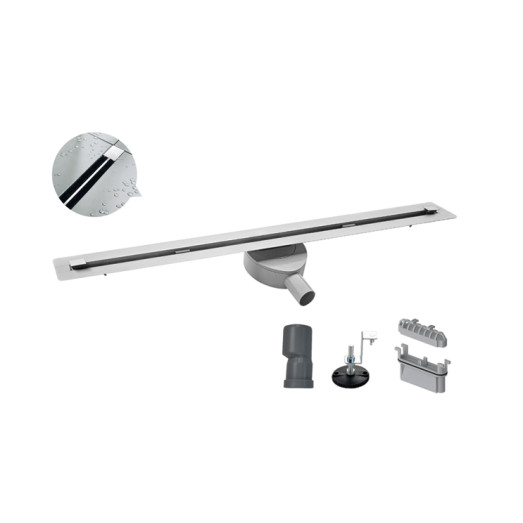 Душевой трап "Тонкий" Koer FD07-20x800-Slender из нержавеющей стали SUS304 (KR5137)