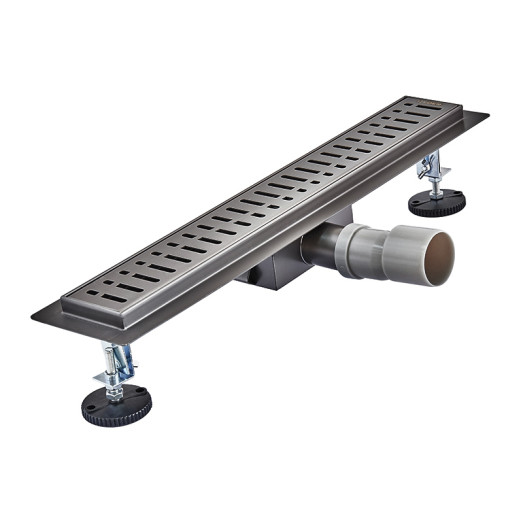 Душовий трап з нержавіючої сталі SUS304 Koer FD35-70x500-Graphite (Колір графіт) (AC0657) Душовий трап з нержавіючої сталі SUS304 Koer FD35-70x500-Graphite (Колір графіт) (AC0657)