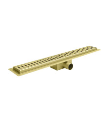 Душовий трап з нержавіючої сталі SUS304 Koer FD35-70x600-Brushed Gold (AC0717)