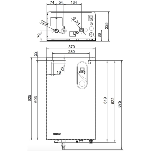 Електричний котел Mora-Top EK 08 ELECTRA LIGHТ