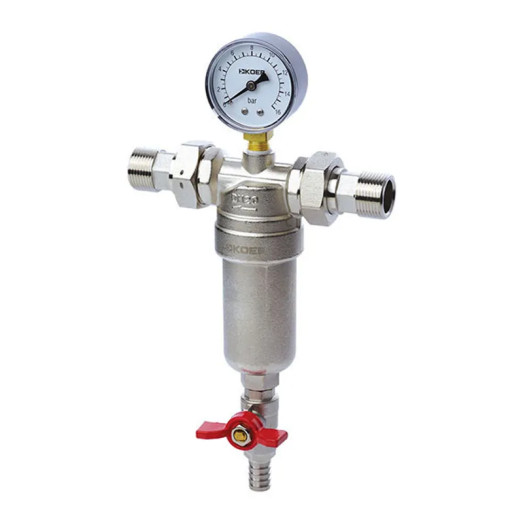 Фільтр самоочисний з манометром 1'' Koer KR.1250 (KR5781)